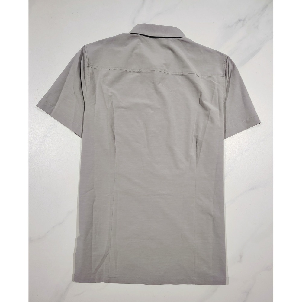 Vuori Bridge Short Sleeve  Shirt Men's Size Large Gray V184 - Picture 5 of 10